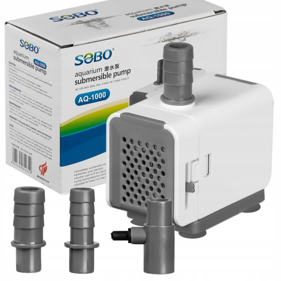 Sobo Submersible Pump AQ-1000 – vodní čerpadlo 1000 l/h