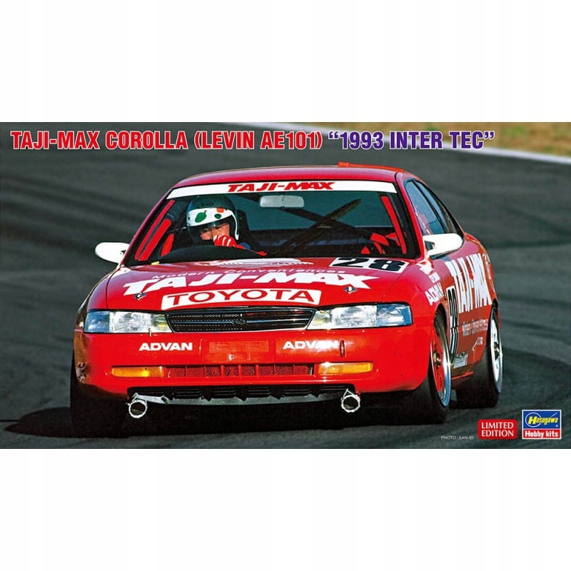 Hasegawa 20630 Corolla Levin AE101 Auto Váha 1/24 Hobby plastová sada Novinka