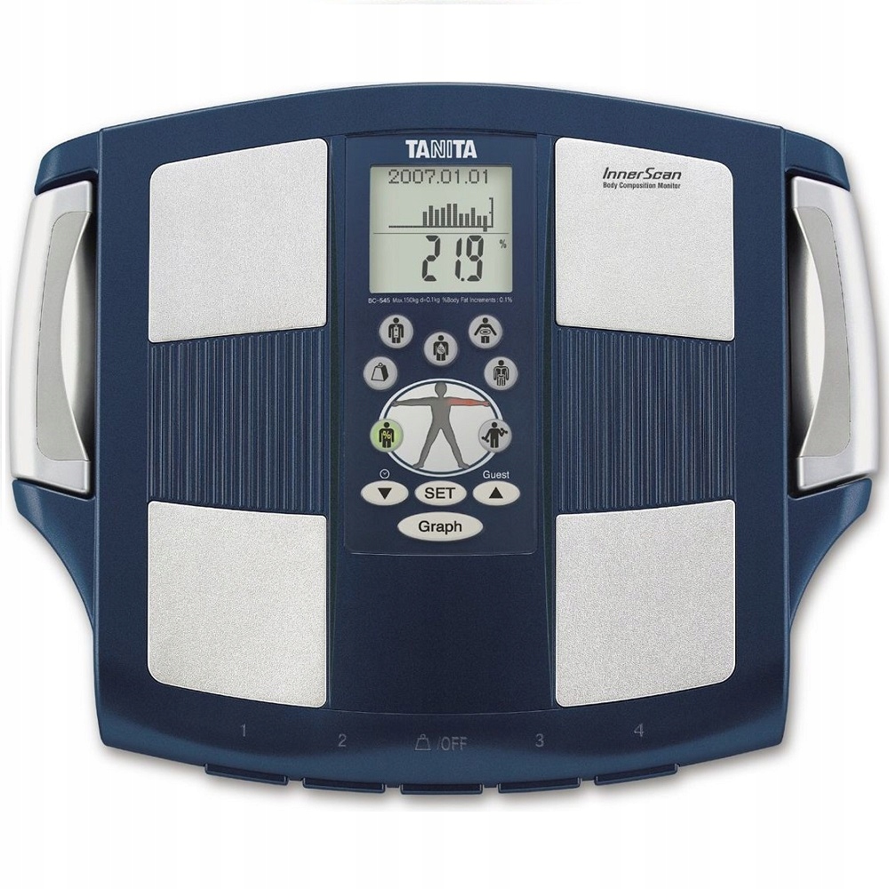Waga analityczna Tanita BC-545 Pomiar Tkanki Mięśni Wody Kości