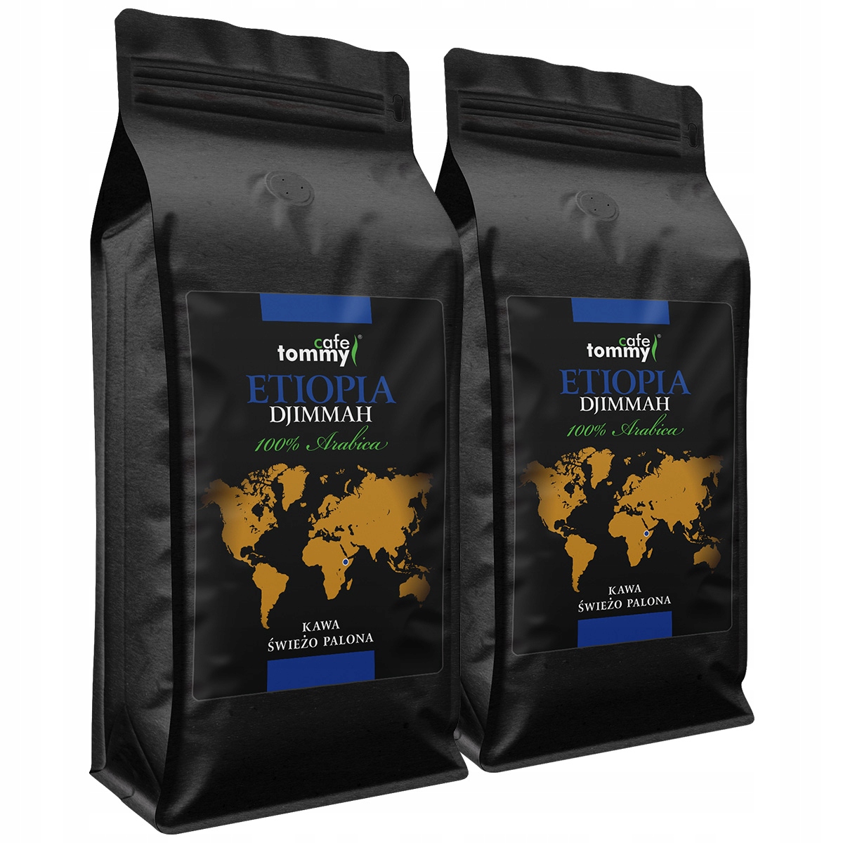 Levně Káva zrnková Etiopie Djimmah 2 kg 100% Arabica Čerstvě pražená pro kávovar