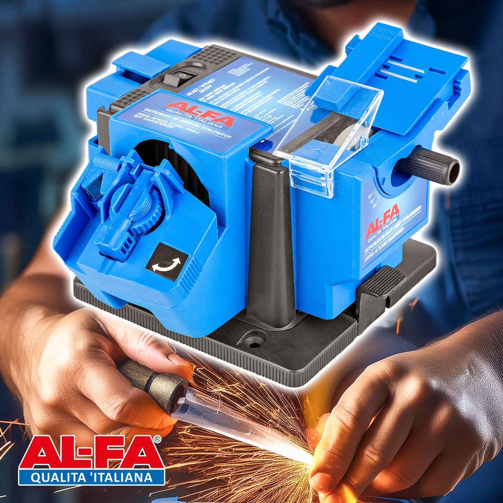 WIELOFUNKCYJNA OSTRZAŁKA DO WIERTEŁ NOŻY NOŻYCZEK EAN (GTIN) 5901122702610