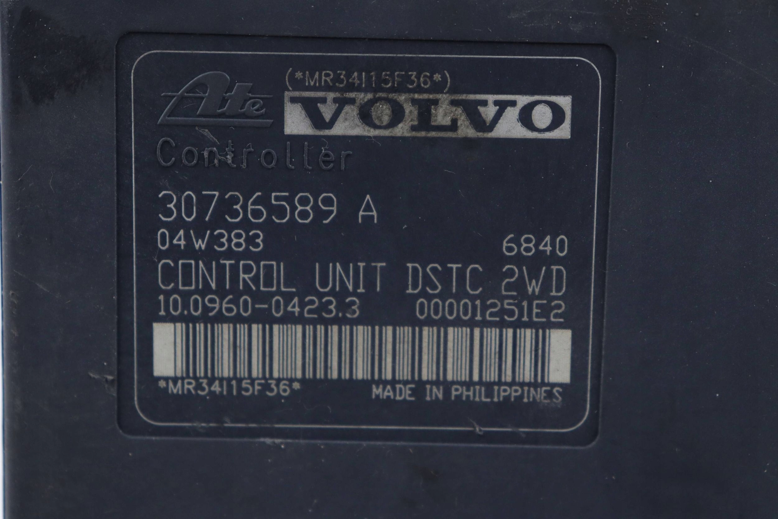VOLVO V50 S40 S60 pump control unit ABS 30736588 4N51-2C405-EC 30736589A