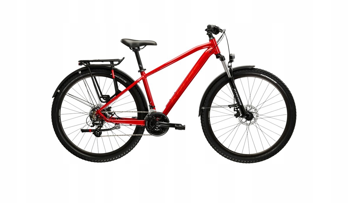 Rower Kross Hexagon 2.0 Eq L-18"czerwono-bordowy połysk