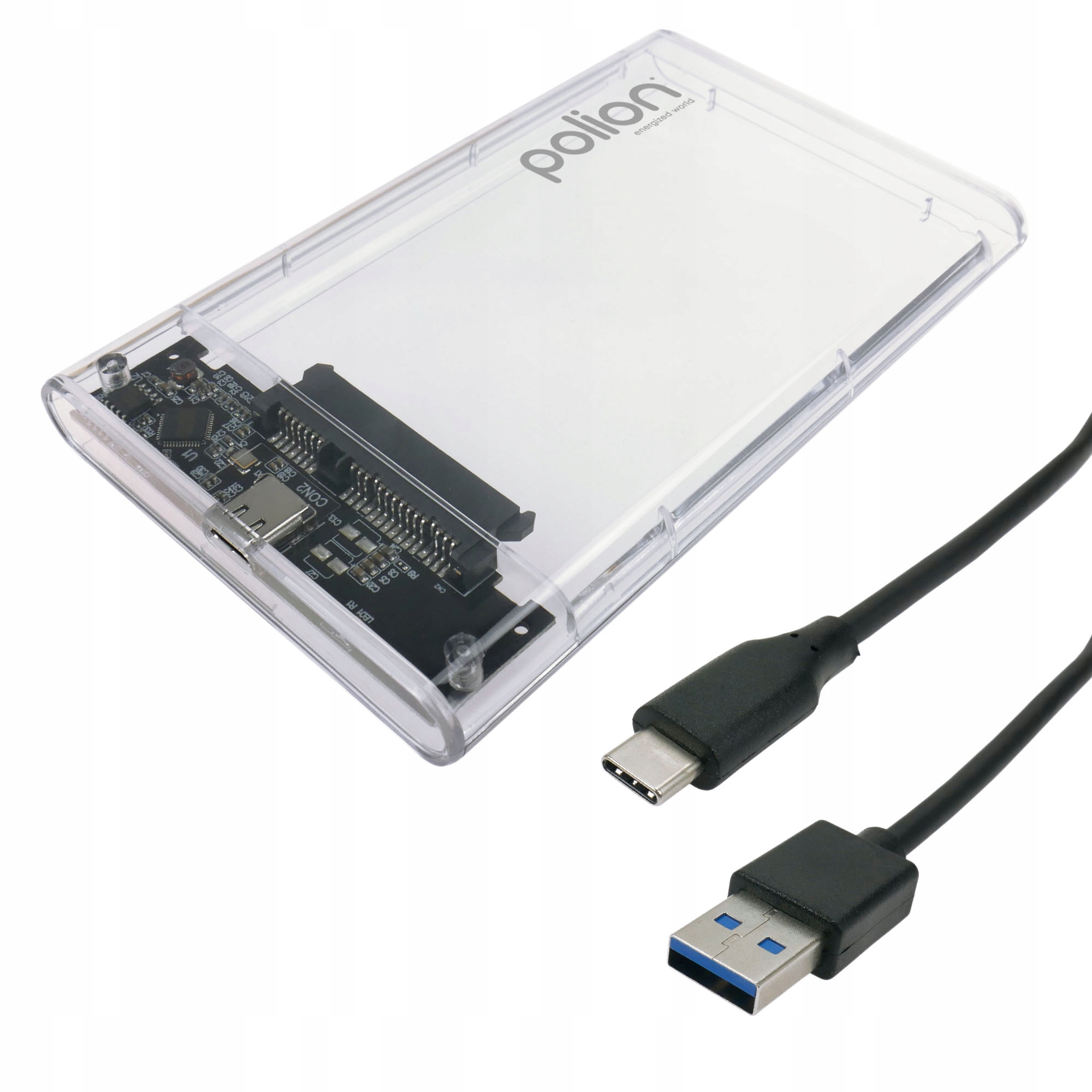 

Kieszonka dysku Hdd/ssd 2,5" Sata Usb-c 3.2