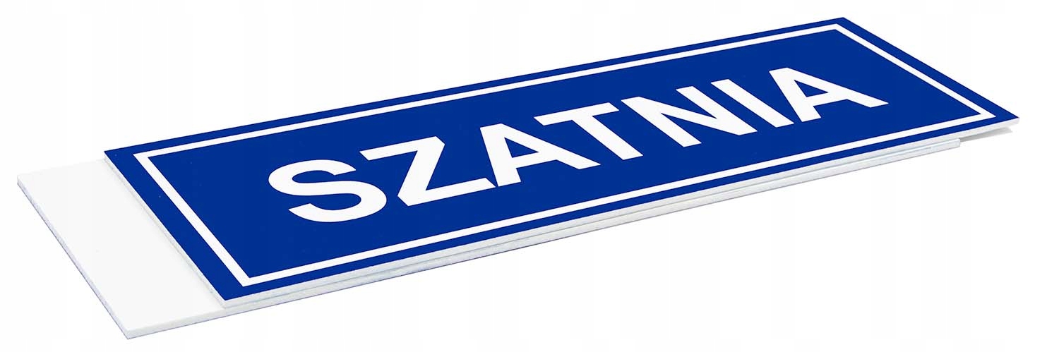 TABLICA TABLICZKA NA DRZWI PCV SZATNIA BHP 32x10,5 Marka Printima