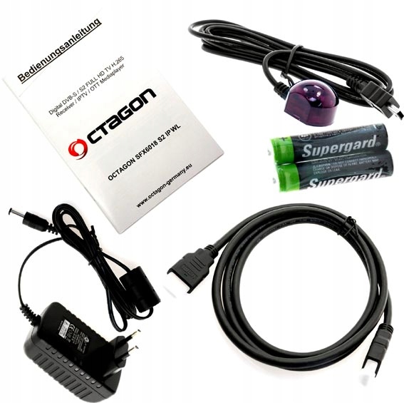 OCTAGON SFX6018 WL HD DVB-S2+IPTV ENIGMA2 OPENATV Typ tunera DVB-S DVB-S2