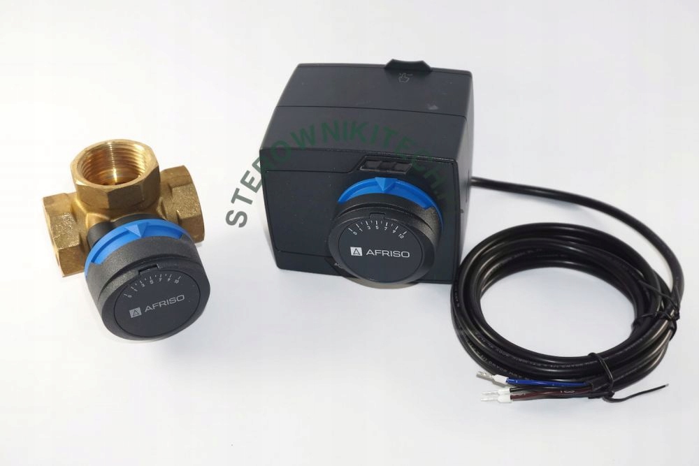 Siłownik Afriso Wraz Z Zaworem 3 Drogowym 1 1/2 Cala Fi 40 1338644