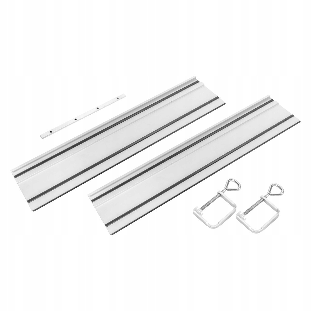 Sada Vodicích Lišt 2x700 MM S Spojovacím Prvkem A Svorkami Pro Pilu