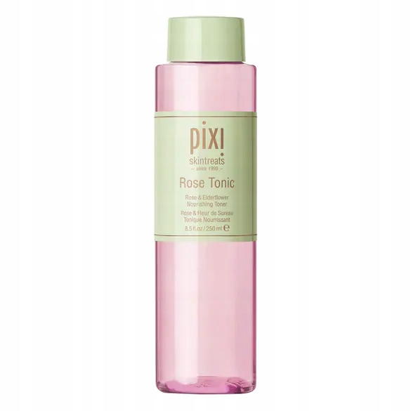 Pixi SkinTreats Rose Tonic 250 ml – Nawilżający Tonik z Różą i Czarnym Bzem