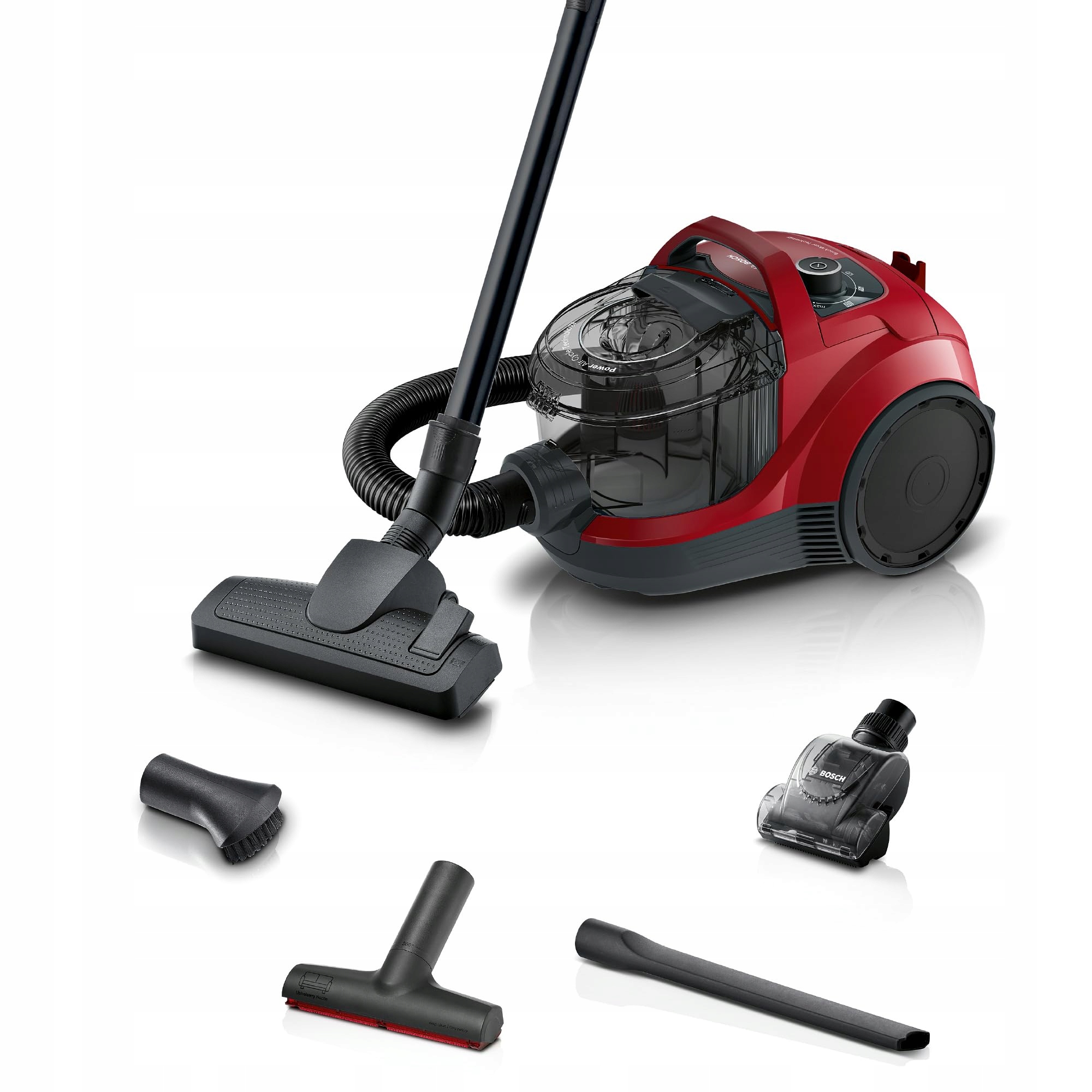 Bosch BGS21CAR bezsáčkový vysavač, hygienický filtr, vysoká sací síla