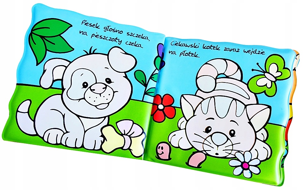 KSIĄŻECZKA DO KĄPIELI NA WSI PLUSK ZMIENIAM KOLORY Wiek dziecka 3 lata +