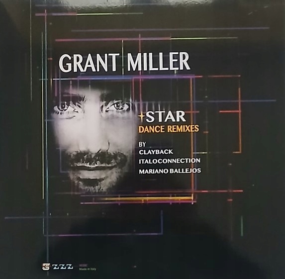 Grant Miller – Star (Dance Remixes) 2025 Maxi 12'' Italo pomarańczowa