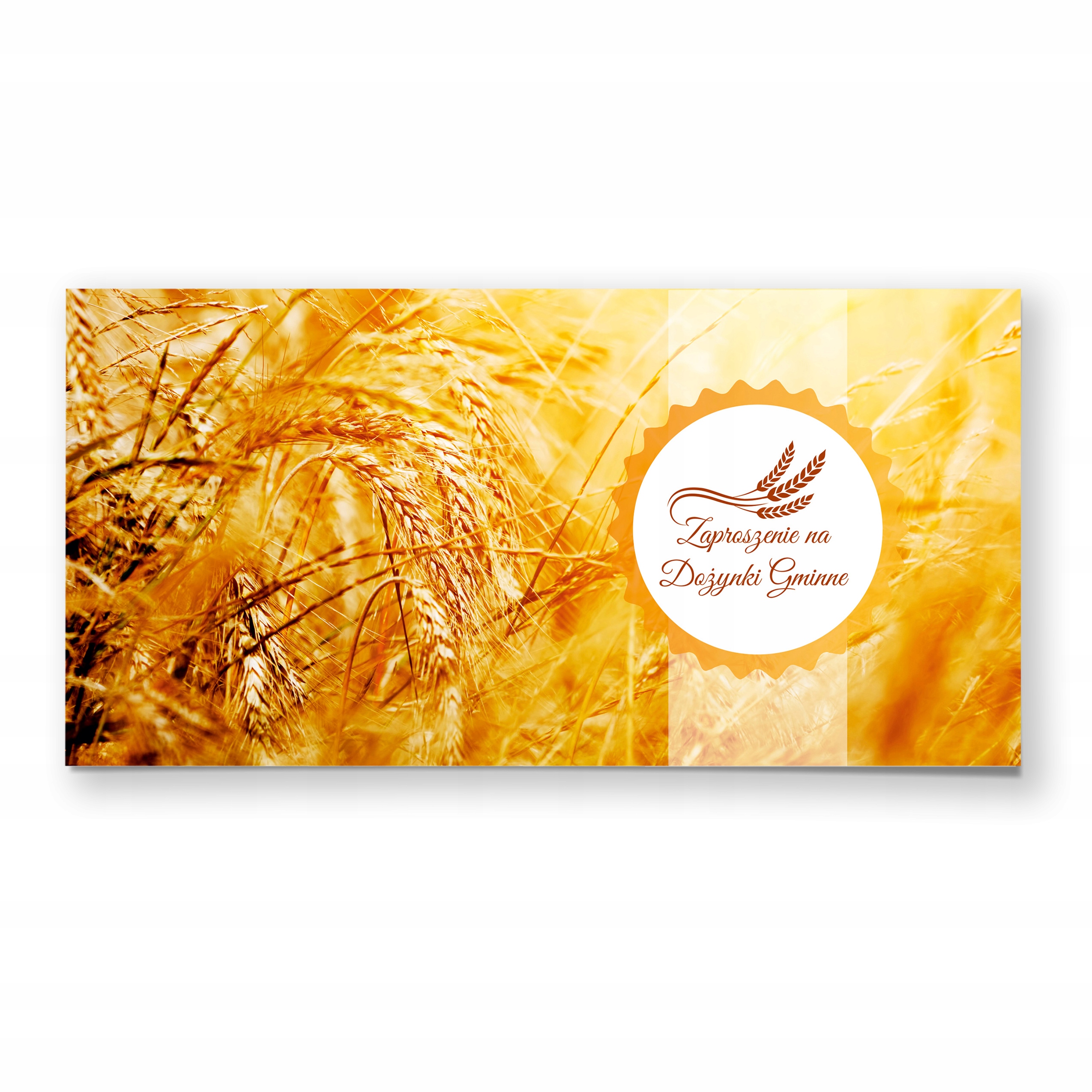 ZAPROSZENIA NA DOŻYNKI FIRMOWE DLA GMIN URZĘDU 10 sztuk Marka bez marki