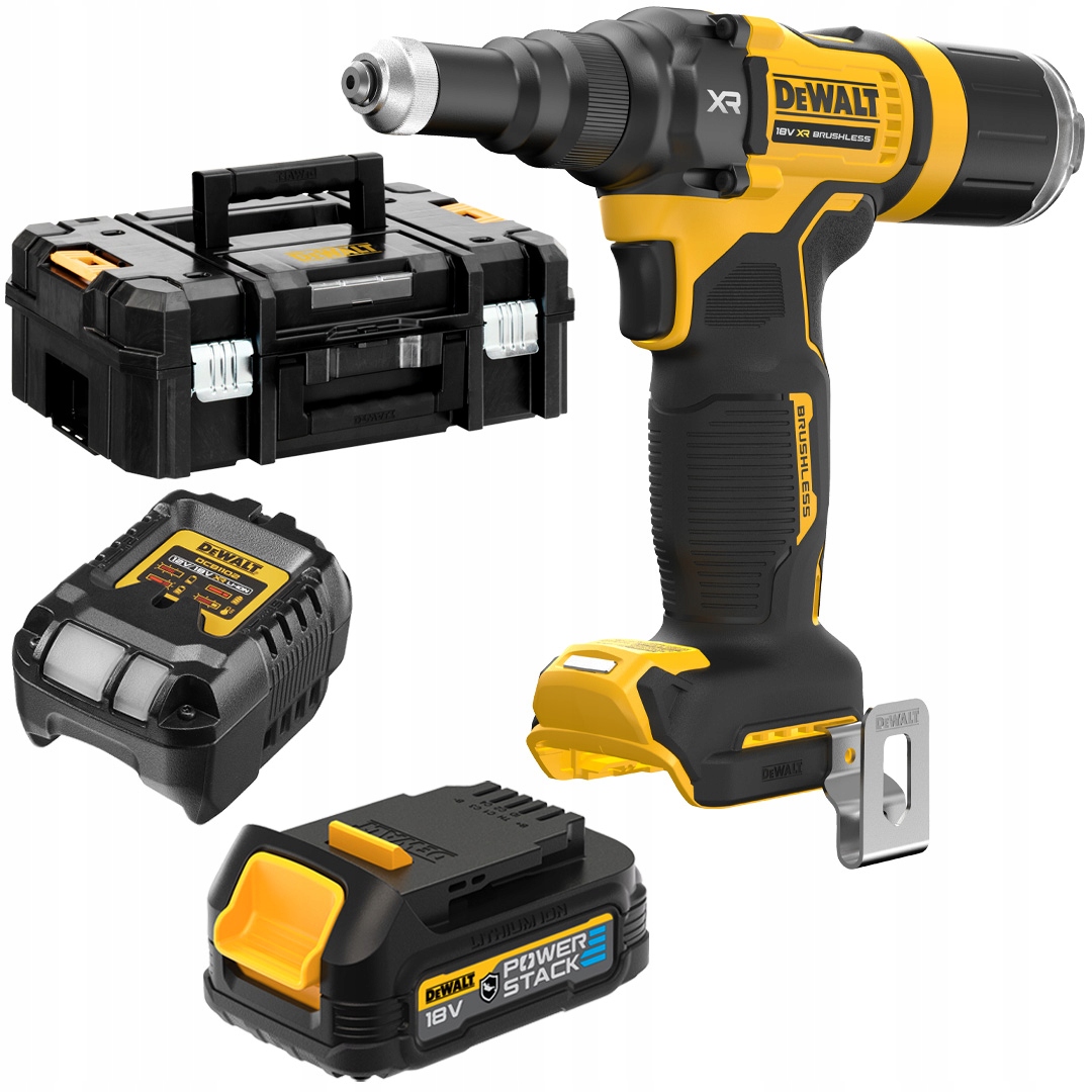 Akumulátorová nitovačka 18V 10kN 2.4-4.8mm 1x1.7Ah DeWALT DCF403E1GT