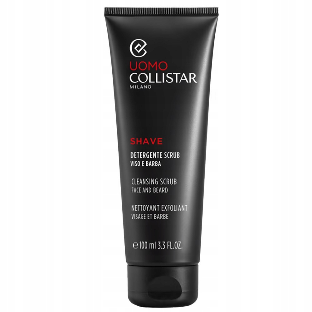 Přírodní peeling na obličej a vousy Collistar 100 ml, jemné čištění