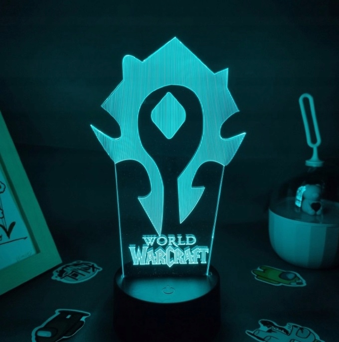 Lampka na biurko World of Warcraft LED PLEXIDO Rodzaj gwintu zintegrowane źródło LED