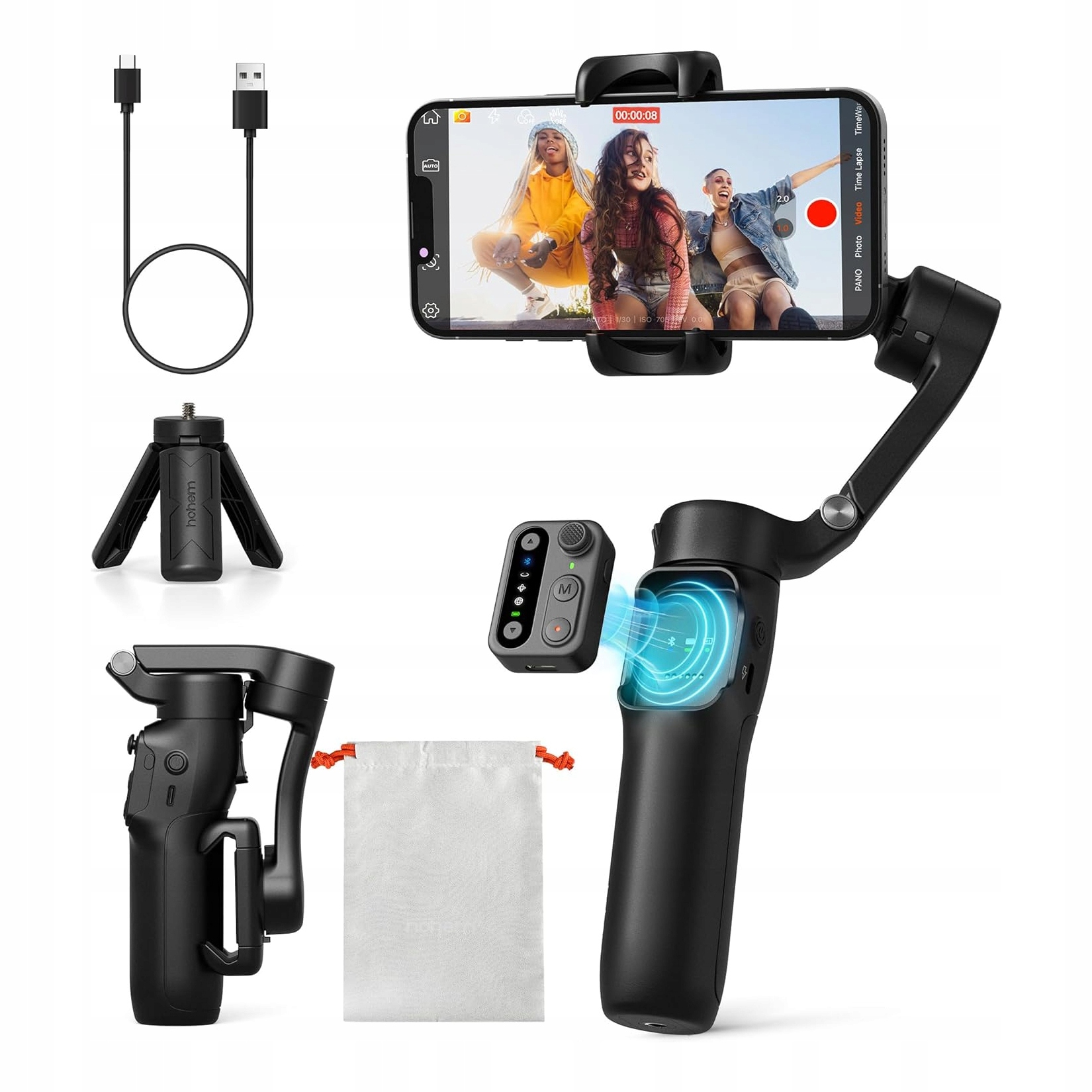 Hohem iSteady X3 Se 3osý stabilizátor s odnímatelným dálkovým ovládáním