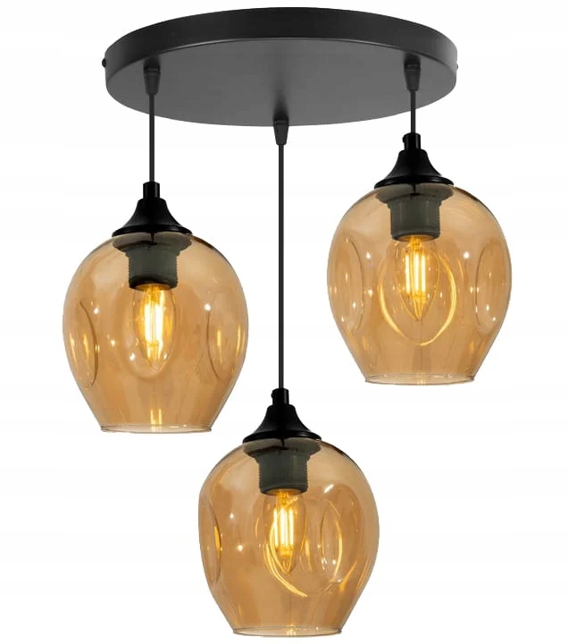 Závěsná lustrová lampa Candellux 3xE27 40W Aspa