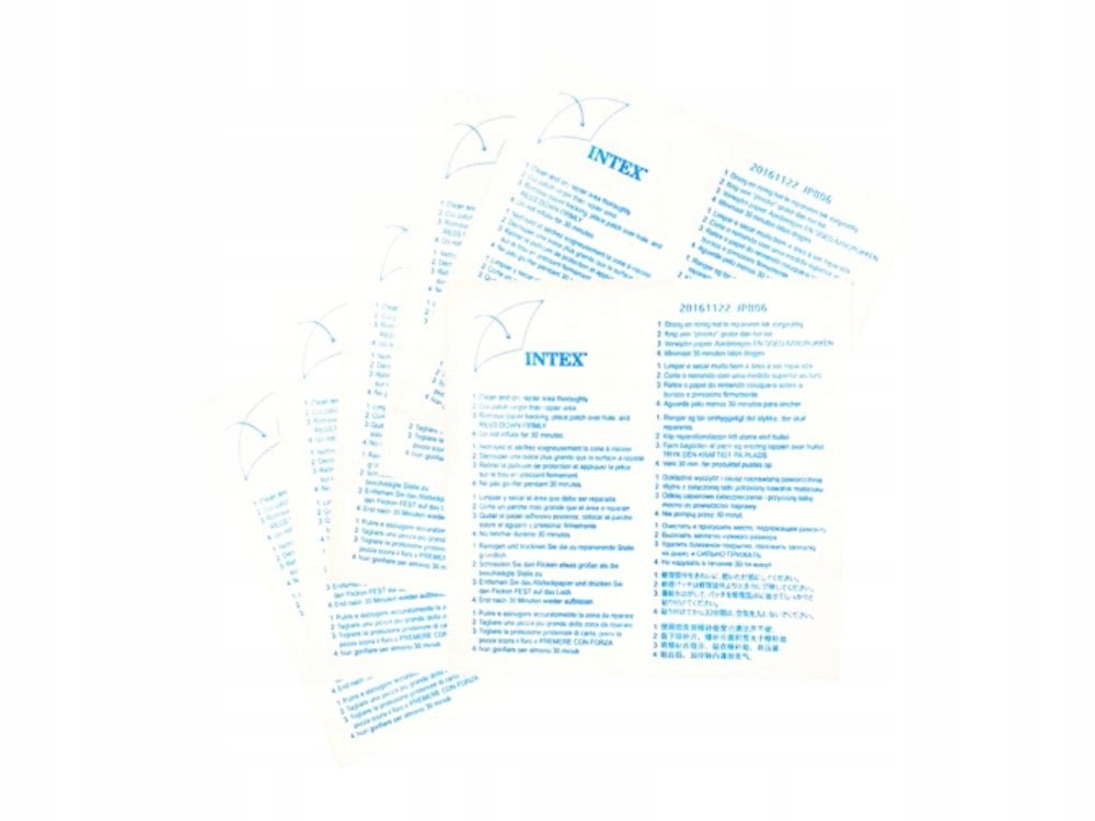 Łatki Naprawcze Samoprzylepne Intex 59631 6 sztuk Stan opakowania oryginalne