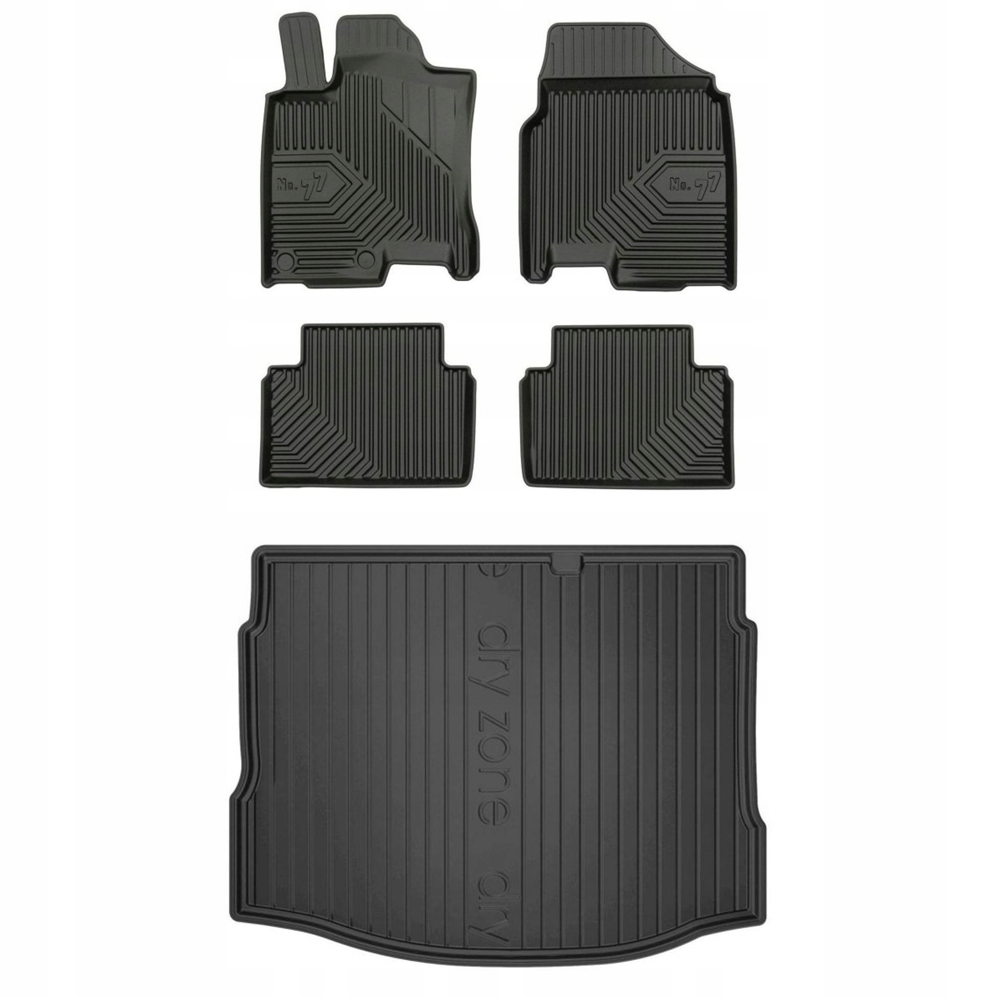 Gumová sada kobercov a rohoží Nissan Qashqai I 2006-2013