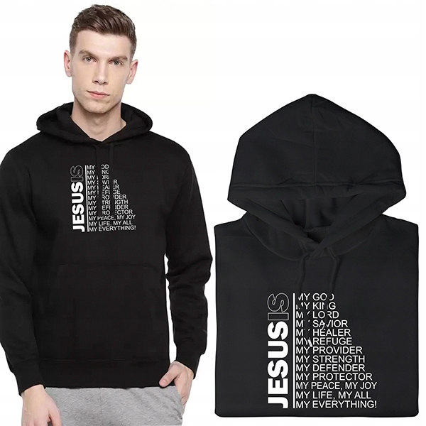 Bluza Męska Kangurek Chrześcijańskie Wz L