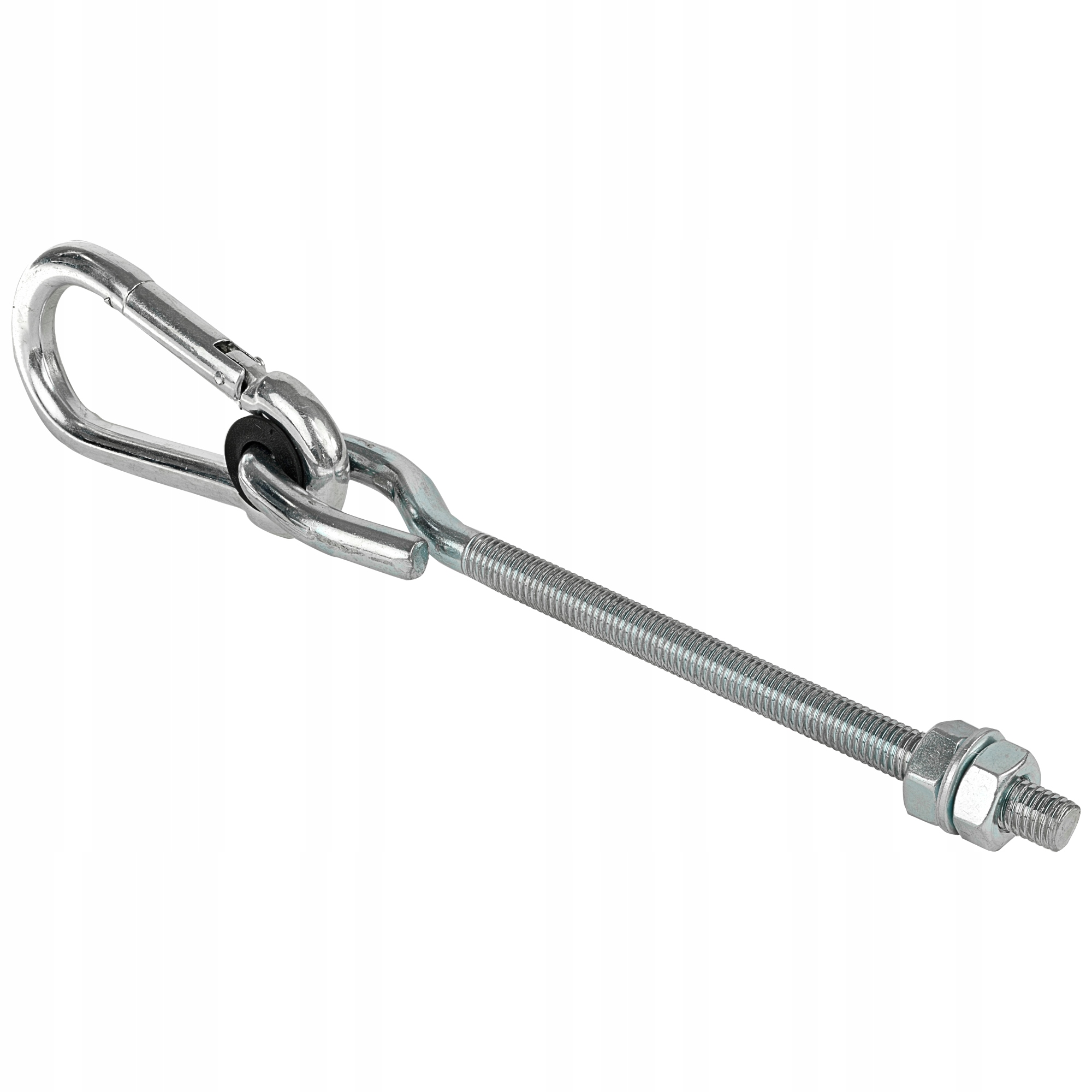 Hak Huśtawkowy z karabińczykiem M10 mocowanie Producent Biegun