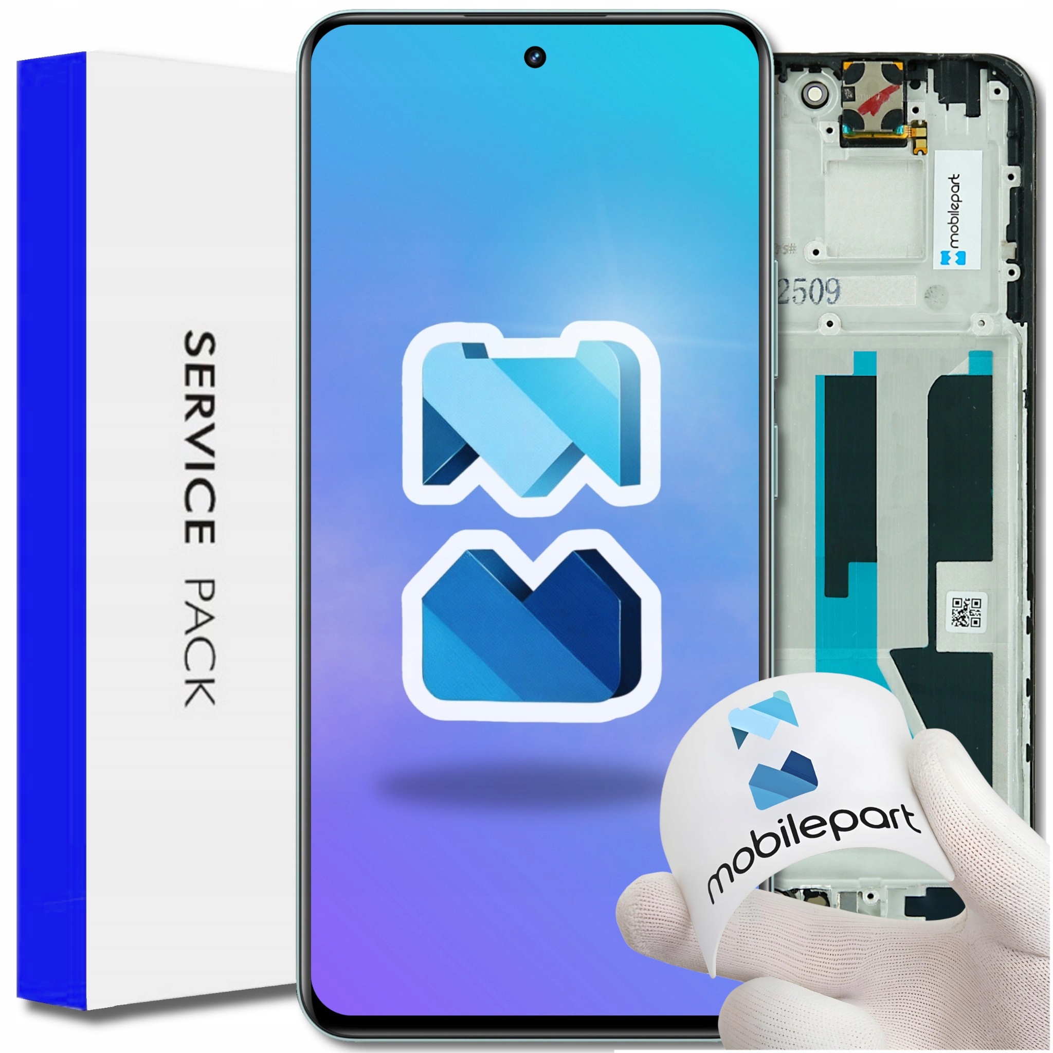 Matryca do Realme 12 Plus 5G LCD Ekran Ramka Oryginał Mobilepart RMX3867