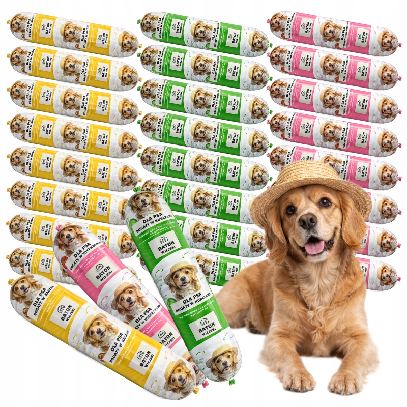 Krmivo Pro Psa Vlhké Krmivo Tyčinka MIX Chutí 29x900g Tyčinka Venkovská