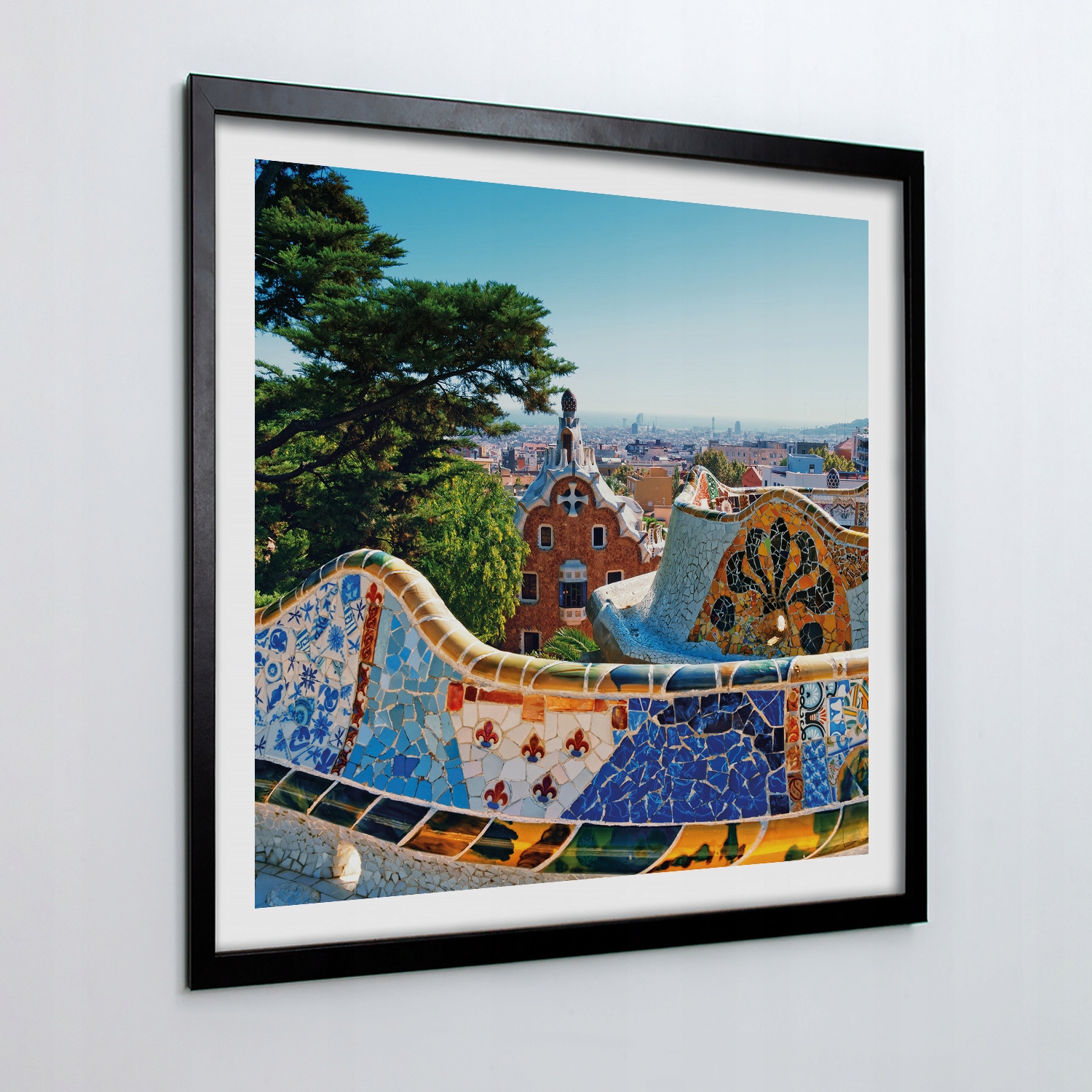 

Obraz ścienny z ramą Park Güell Barcelona 50x50 cm