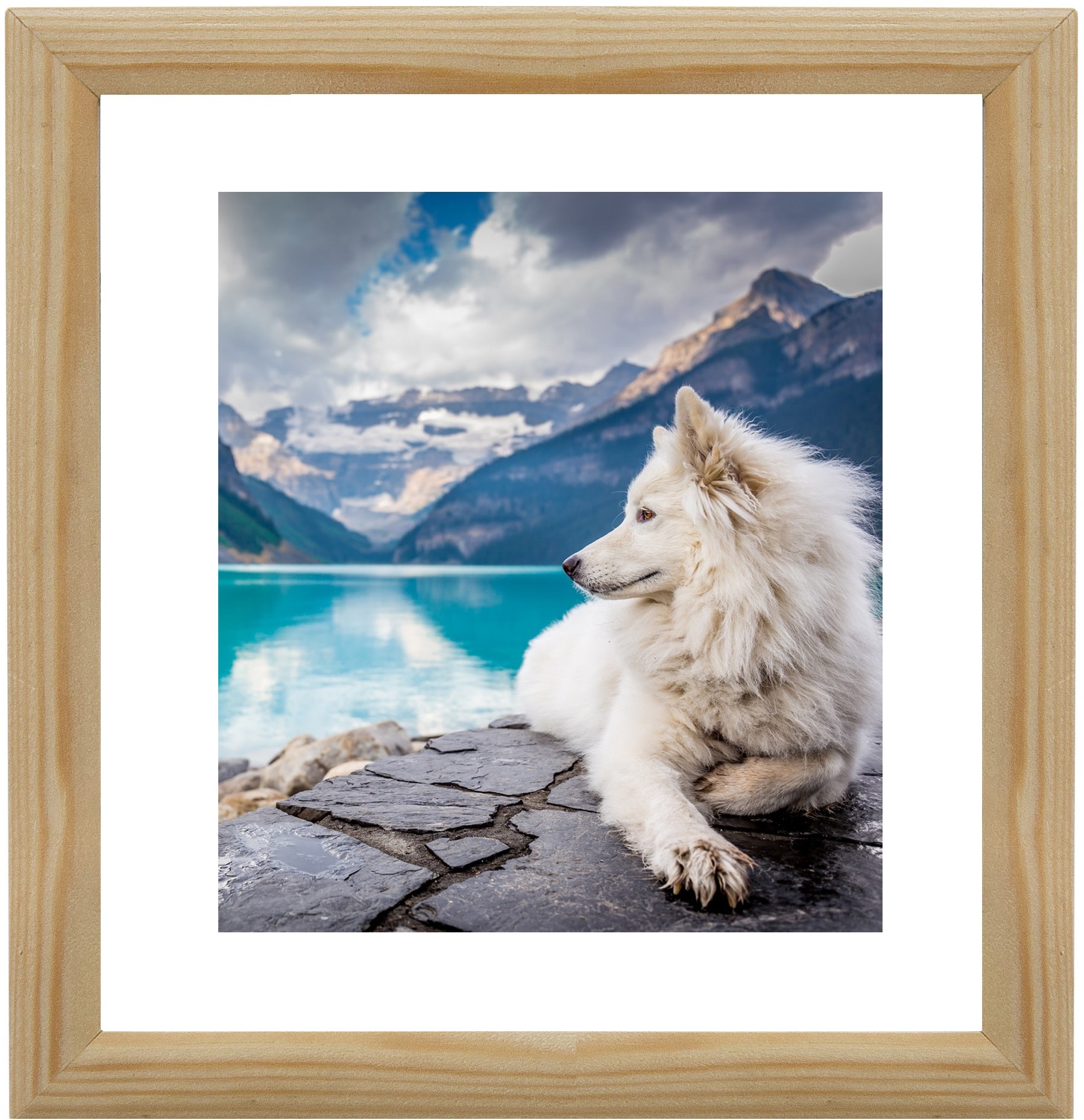 

Ramka na zdjęcia ramki drewniane sosnowa 30x30 xm