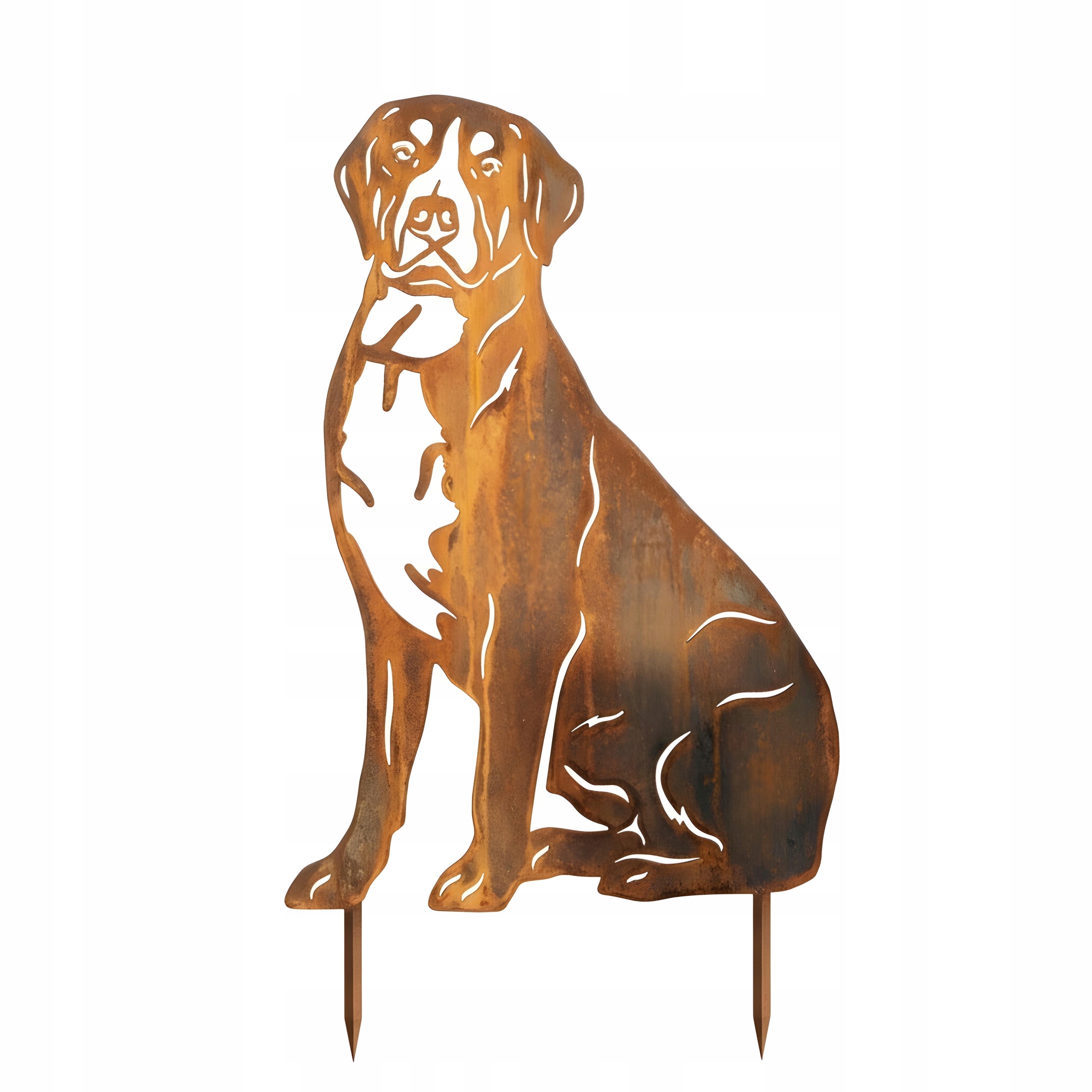 Ozdoby Do Zahrady Rostlin Zahradní Dekorace Pes Figurka Kov Pastevecký