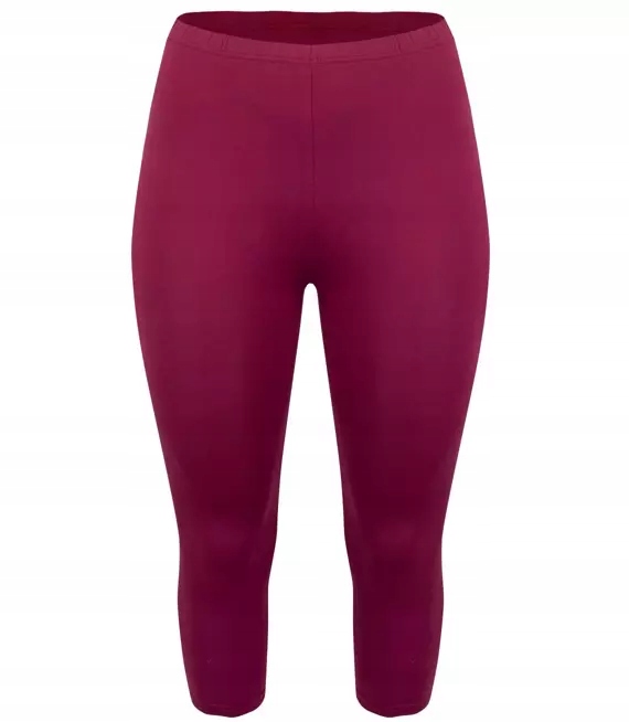 

Klasyczne legginsy bezszwowe 3/4 plus size 8XL
