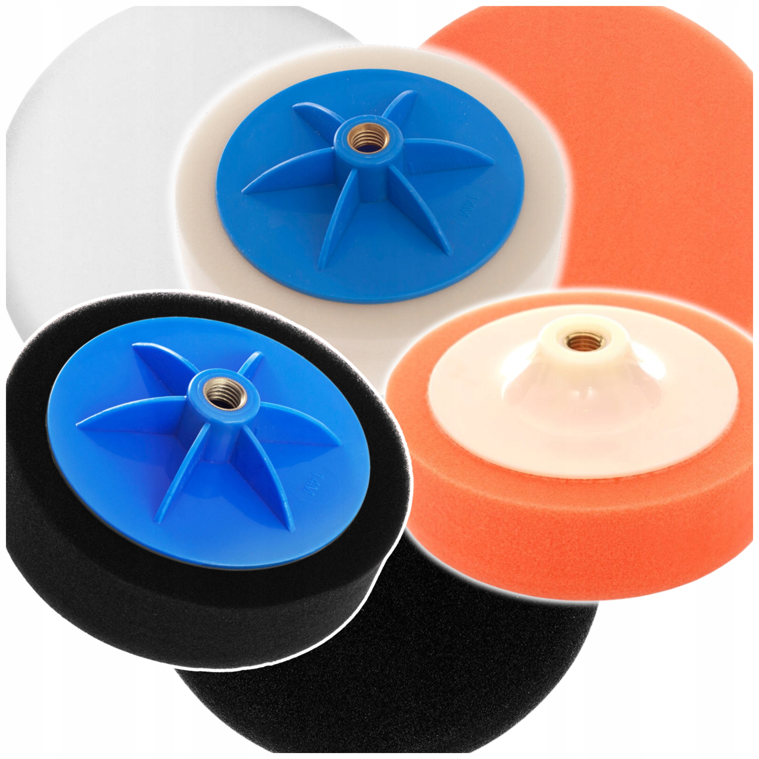 Gąbka Polerska Polerka 150mm Twarda Średnio Twarda Miękka M14 Jakość