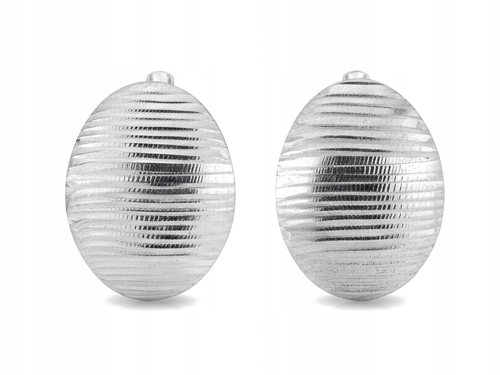 Stříbrné náušnice dámské 925 Blaszki diamantové anglické zapínání módní