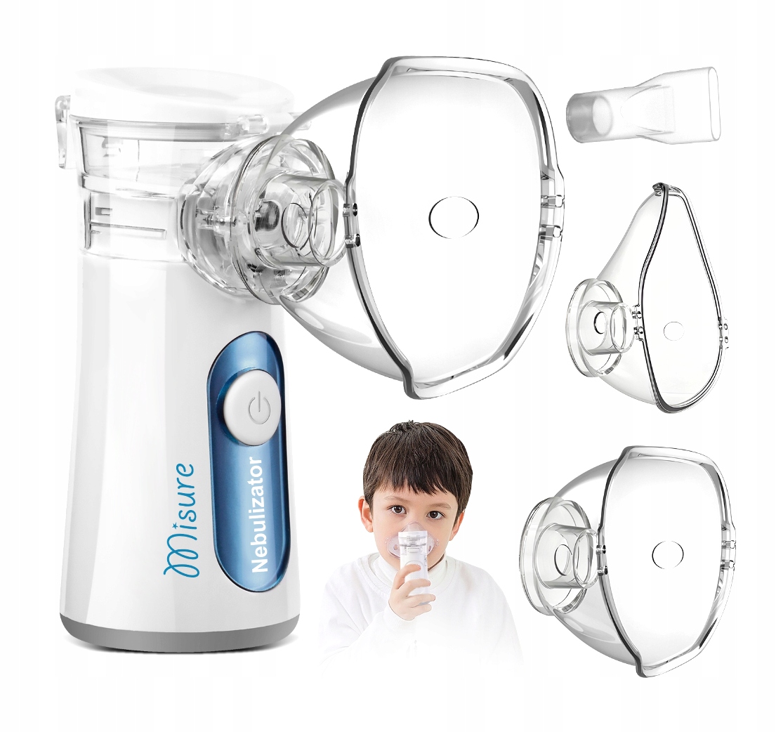 INHALATOR NEBULIZATOR SIATECZKOWY PRZENOŚNY MISURE MI-MESH, ETUI, USB,CICHY Kod producenta Inhalator nebulizator siateczkowy przenośny