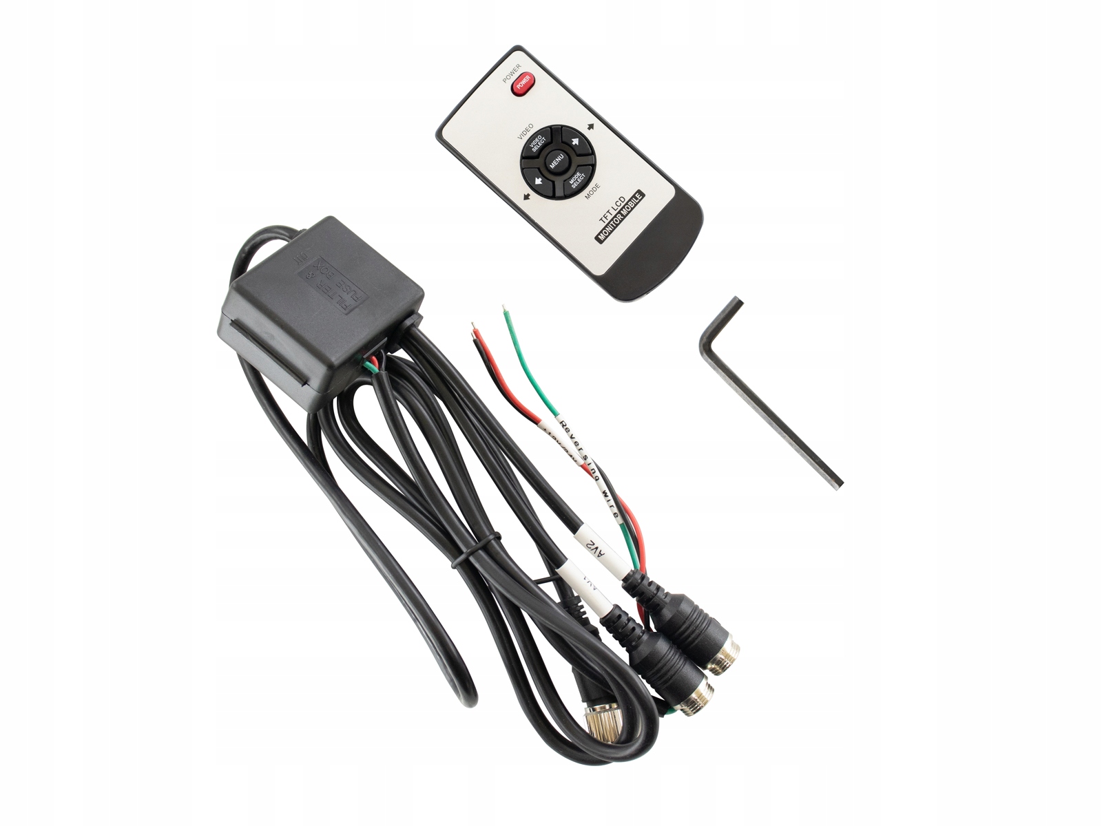 Monitor samochodowy lub wolnostojący LCD 9cali cali z obsługa do 2 kamer 4P Kod producenta NVOX HM942