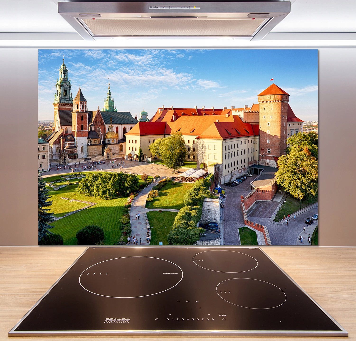 

Panel do kuchni Kraków Polska 100x70 cm + Klej