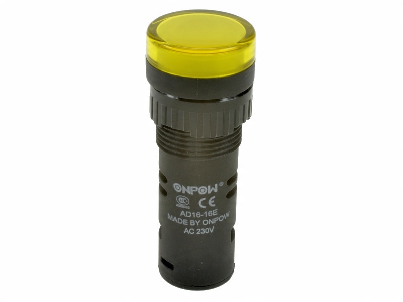 

Kontrolka 16mm 230V 39mm Led Onpow