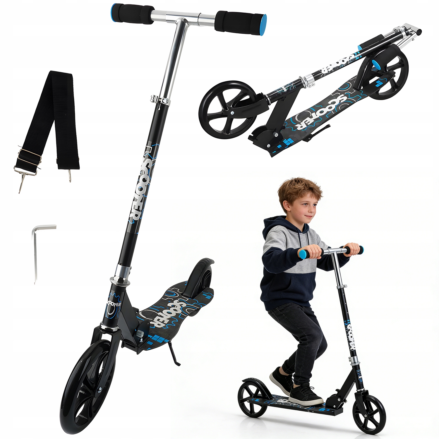 Hulajnoga Dziecięca Wysoka Stabilność Nośność 80 Kg Płynna Jazda