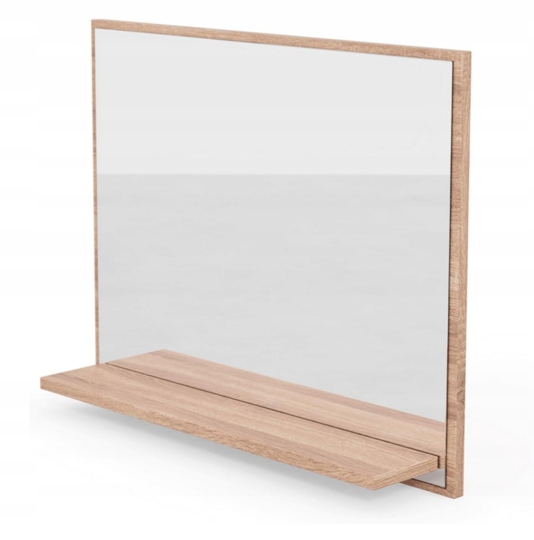 Zrcadlo s policí 60x50 cm dub sonoma Premium, moderní