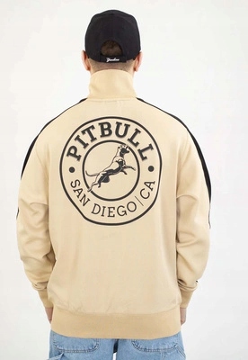 Mikina Pit Bull Bez Kapuce Zip San Diego Ca pale sand