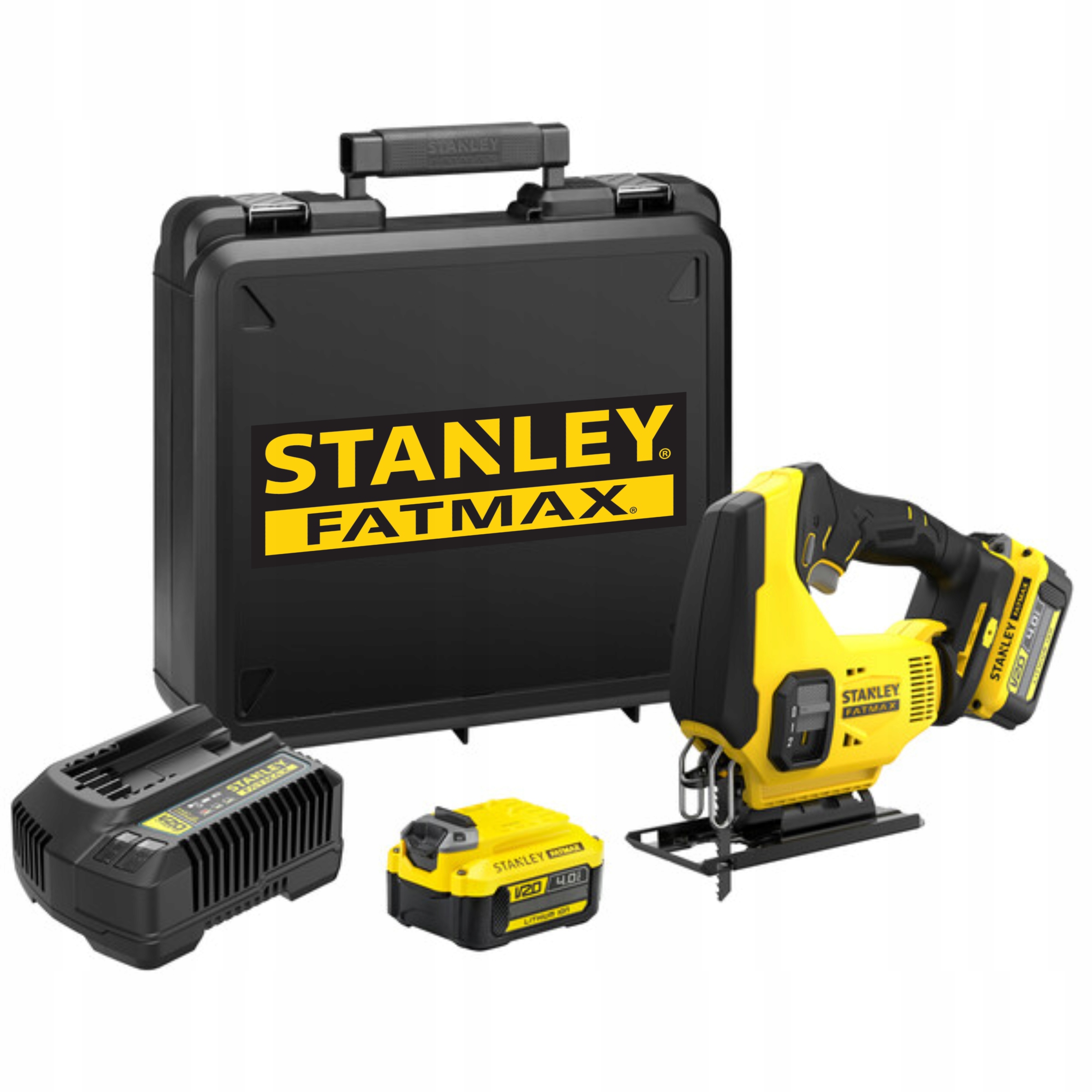 Wyrzynarka STANLEY FATMAX SFMCS600M2K V20 2x 4,0Ah