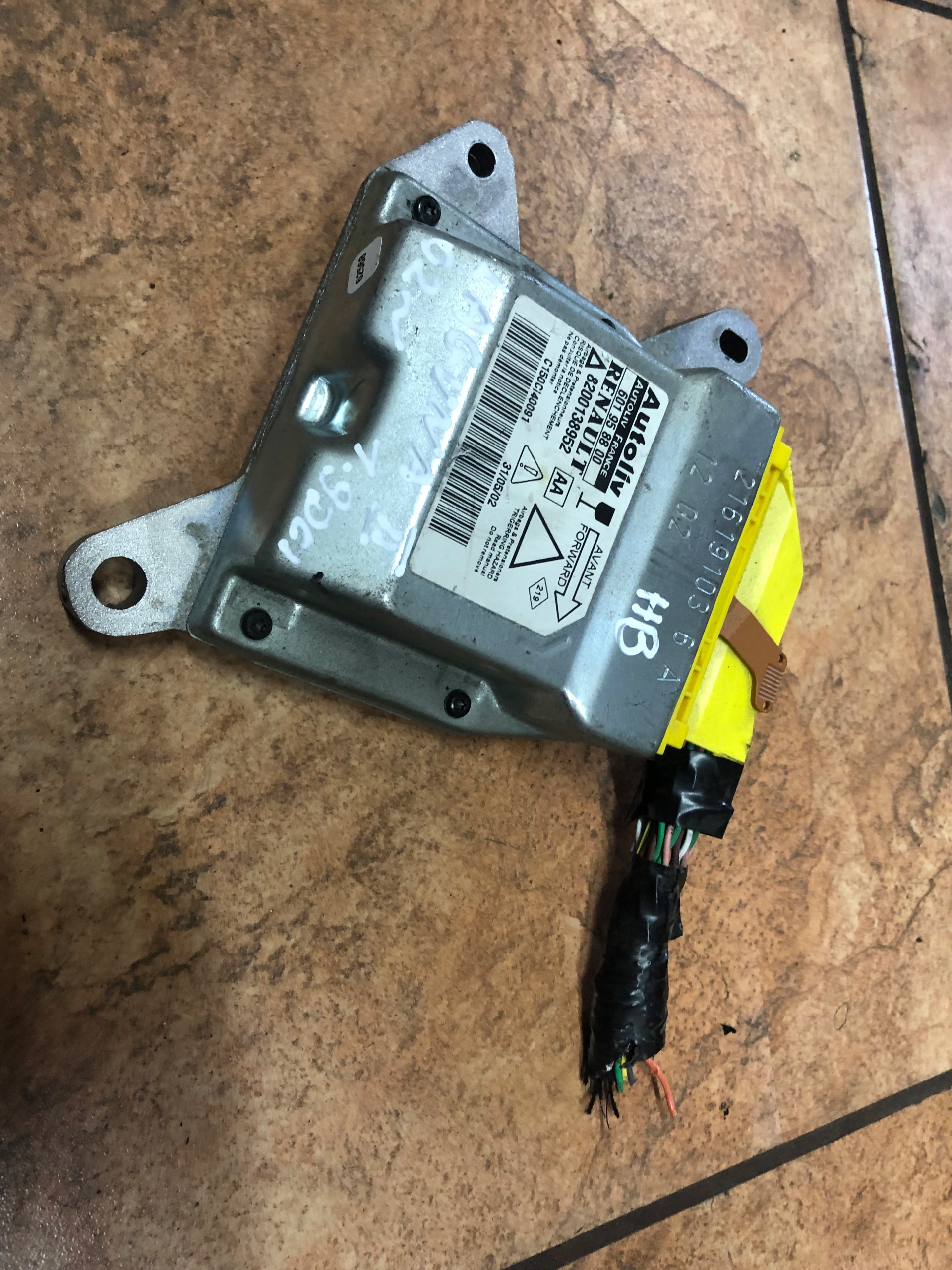 LAGUNA II 1.9DCI SENSOR AIRBAG 601958800