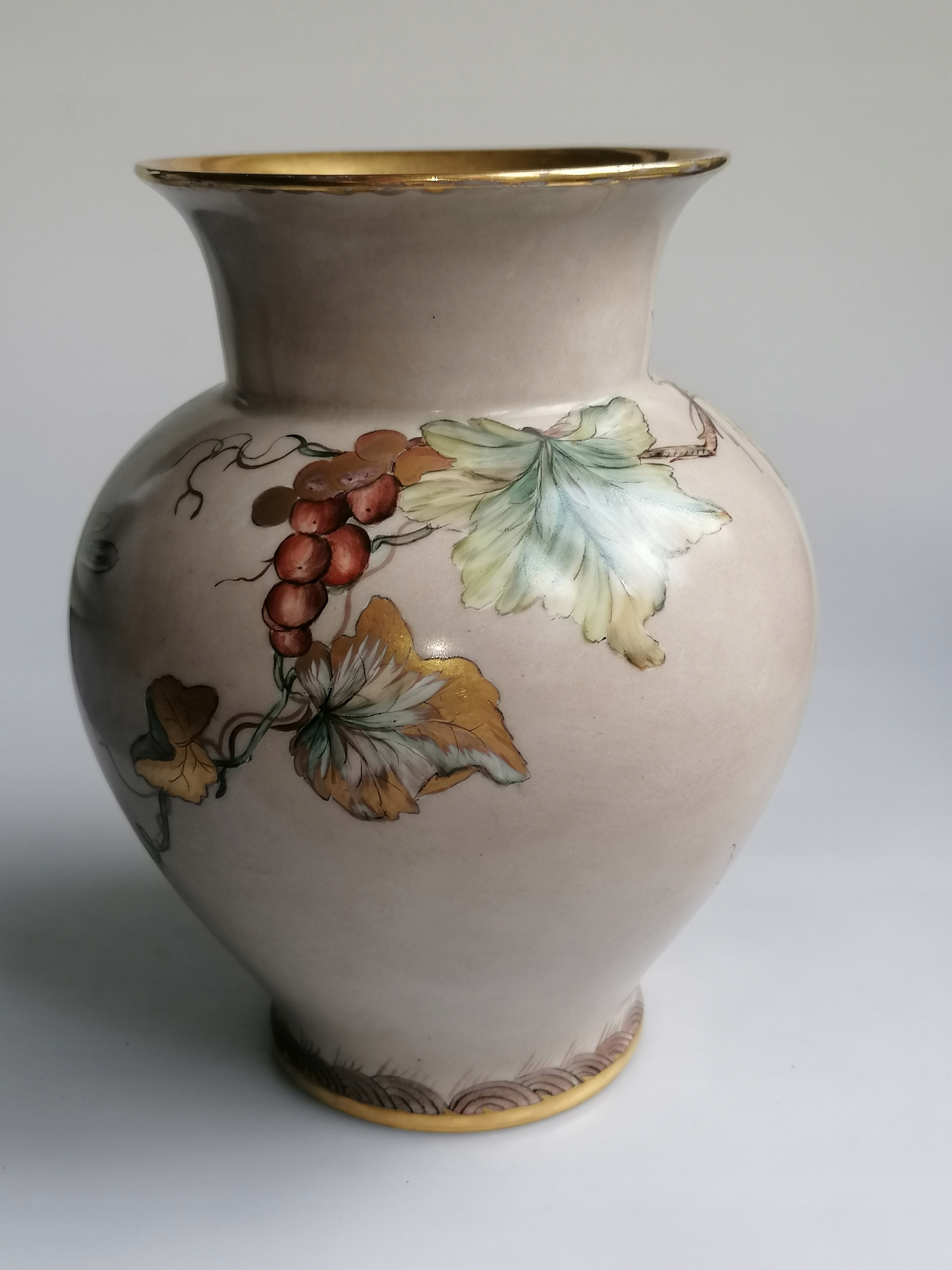 КРАСИВАЯ СТАРАЯ РУЧНАЯ РОСПИСЬ ДОВОЕННАЯ ВАЗА THOMAS GROUP ROSENTHAL