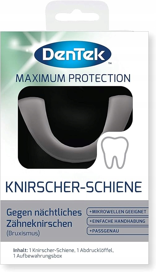 Szyna Relaksacyjna Nakładka Ochronna Zgrzytanie Zębami Bruksizm Z Pudełkiem