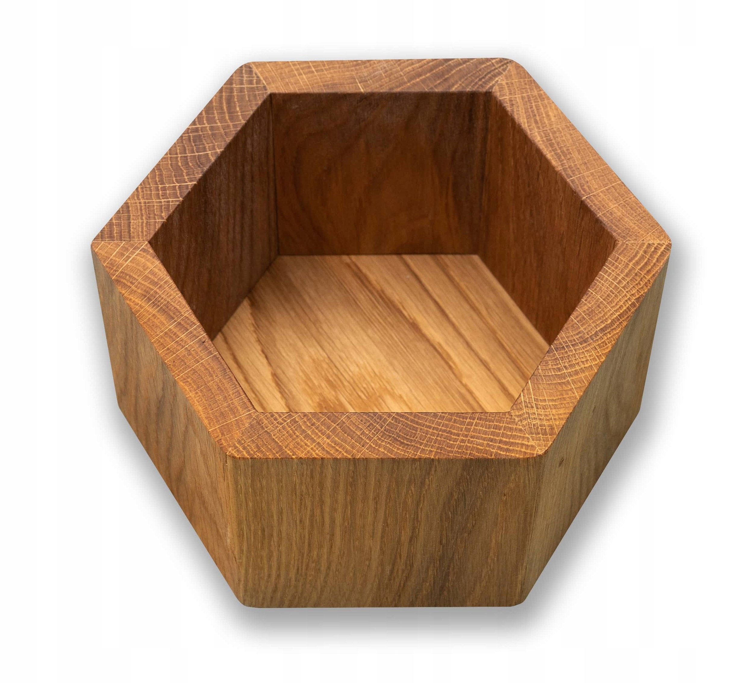 DREWNIANA PÓŁKA HEKSAGON PLASTER MIODU MAXI