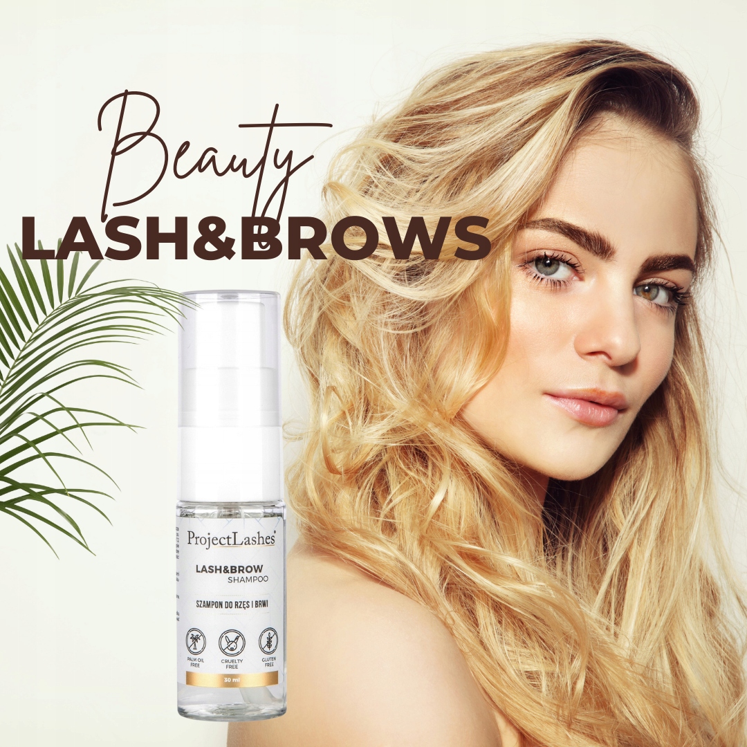 SZAMPON DO RZĘS I BRWI ProjectLashes 30ml + PĘDZEL Rodzaj szampony do rzęs