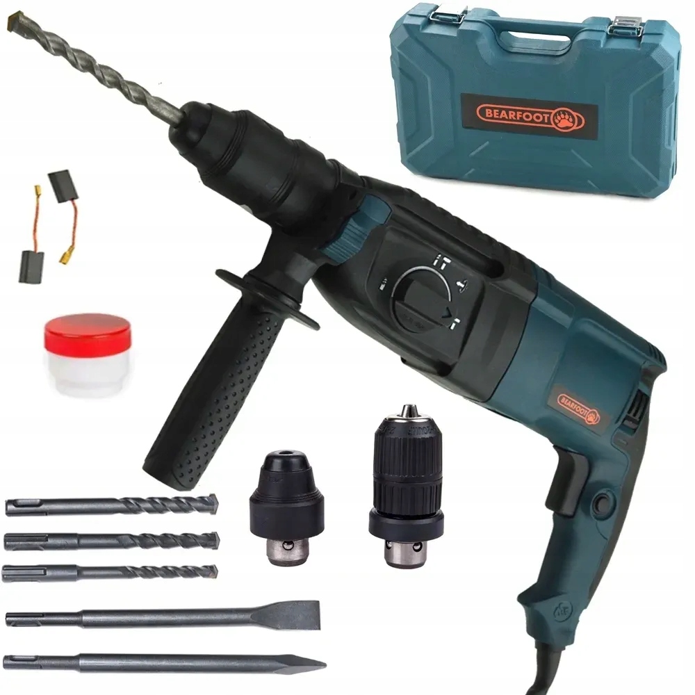 Młotowiertarka Wiertarka Młot Udarowy Wkrętarka Sds Elektryczna 2600W 4J