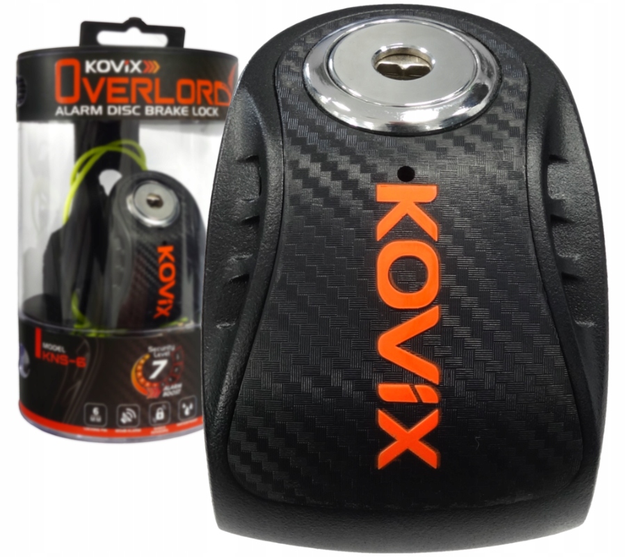 BLOKADA TARCZY HAMULCOWEJ Z ALARMEM KOVIX 120 dB Producent Kovix