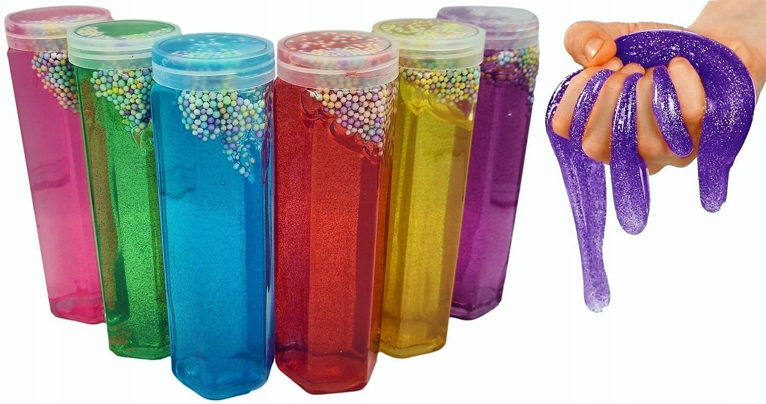 

Masa Sensoryczna Plastyczna Slime Glut Duży Zestaw